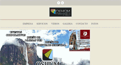 Desktop Screenshot of oshumproducciones.com